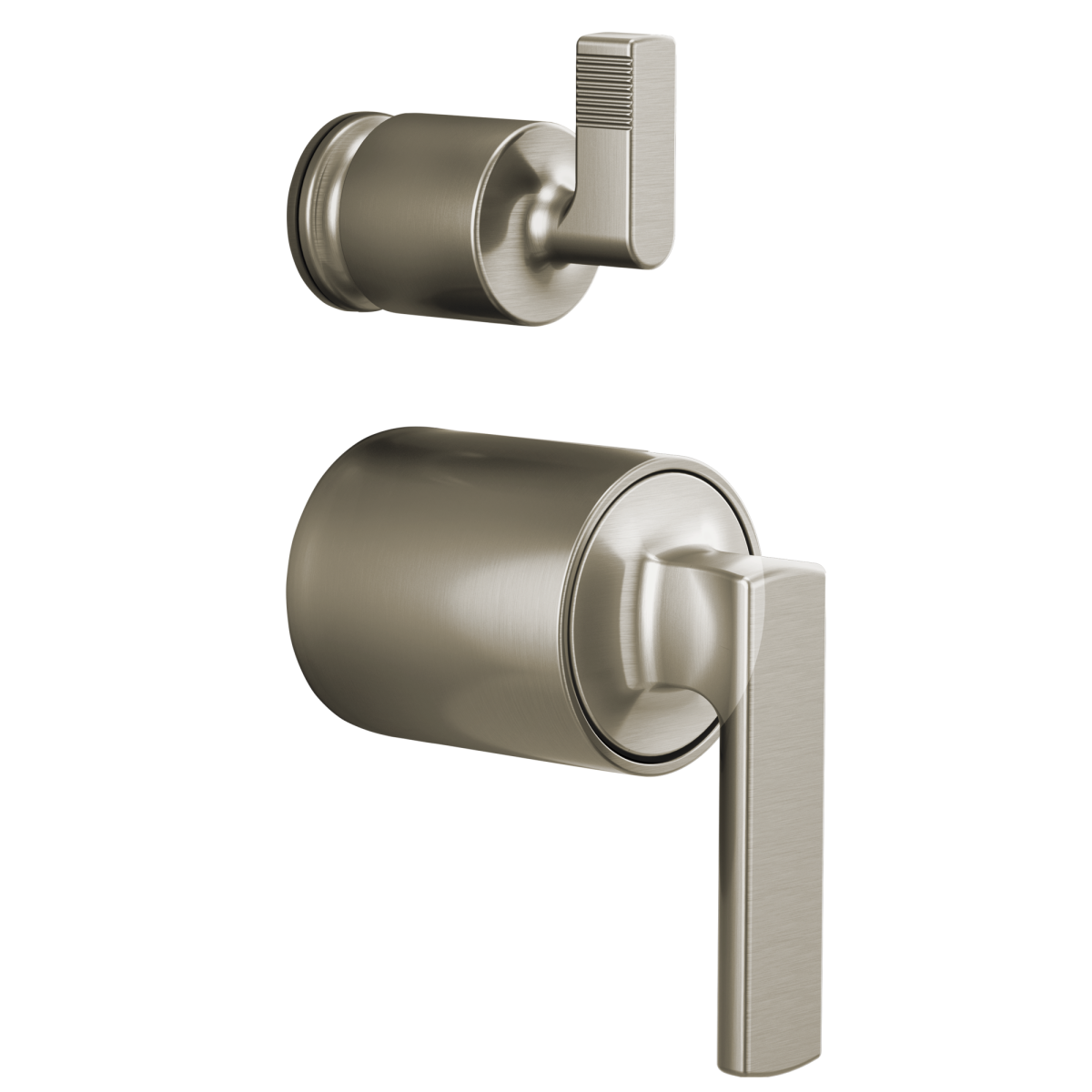 BRIZO Kintsu Pressure Balance Valve with Integrated Diverter Trim Lever Handle Kit — Luxe Nickel
