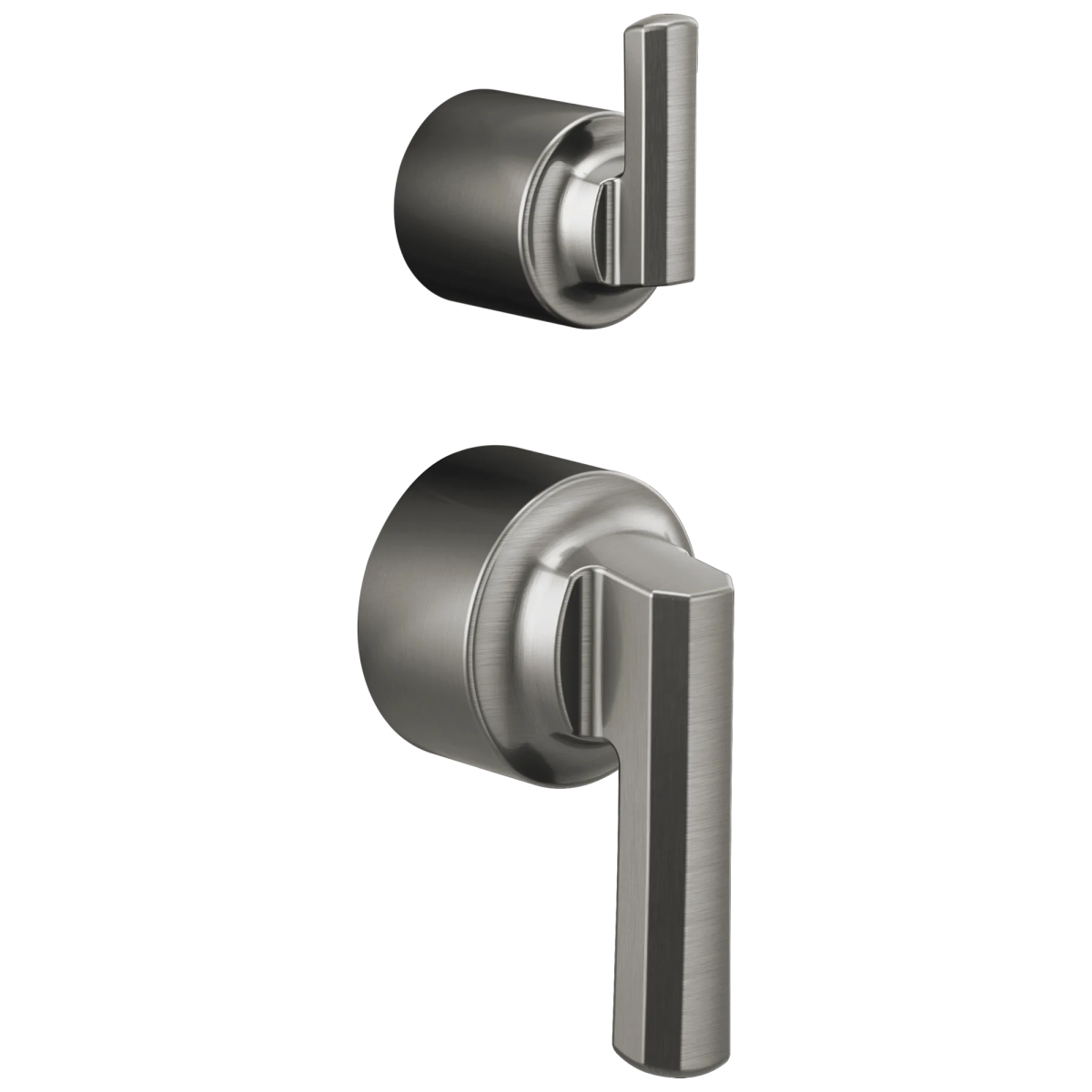BRIZO Levoir Pressure Balance Valve with Integrated Diverter Trim Lever Handle Kit — Luxe Steel