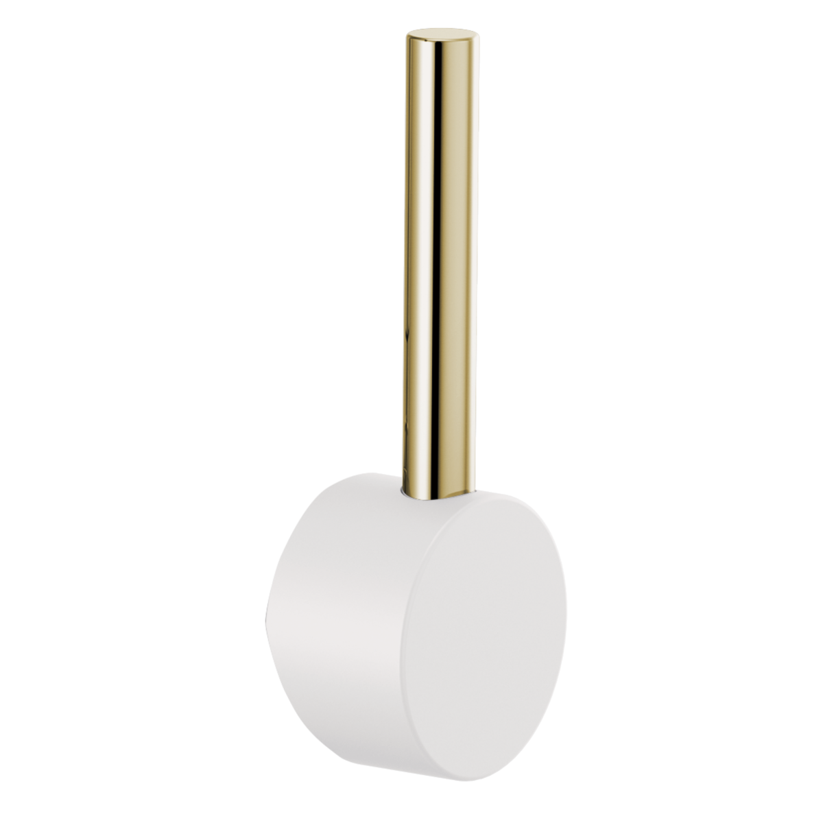 BRIZO Jason Wu for BRIZO Bar Faucet Metal Lever Handle Kit — Matte White/Polished Nickel
