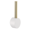 Matte White/Polished Nickel
