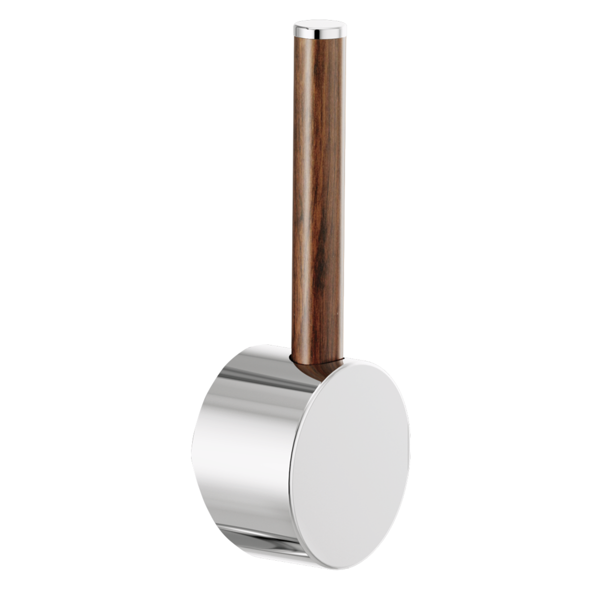BRIZO Odin Bar Faucet Wood Lever Handle Kit — Chrome / Wood