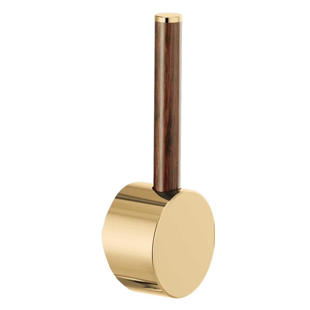 BRIZO Odin Bar Faucet Wood Lever Handle Kit — Polished Gold / Wood