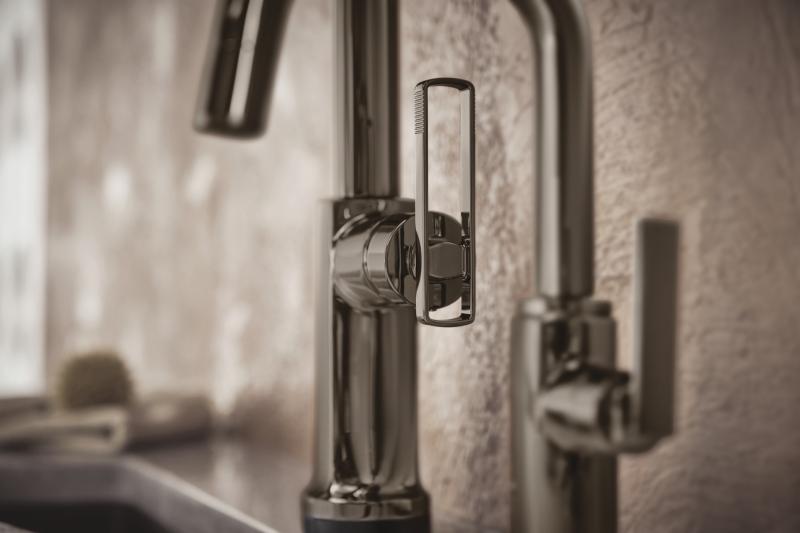 BRIZO Kintsu Pull-Down Faucet Knob Handle Kit — Lumicoat® Black Onyx