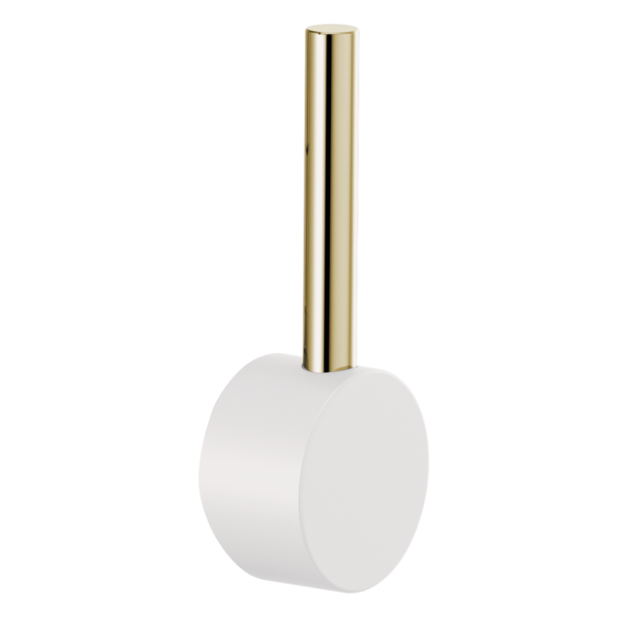 BRIZO Jason Wu for BRIZO Pull-Down Faucet Metal Lever Handle Kit — Matte White/Polished Nickel