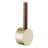 Polished Nickel / Wood