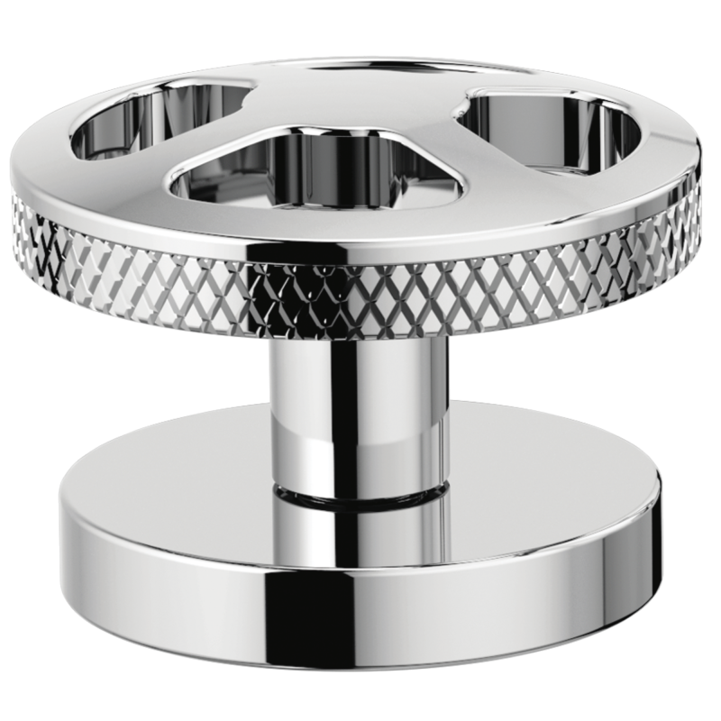 BRIZO Litze Widespread Lavatory Wheel Handle Kit — Chrome
