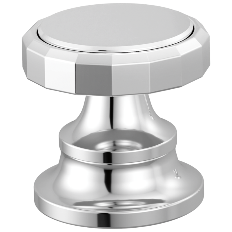 BRIZO Beauclere Widespread Lavatory Wheel Handle Kit — Chrome