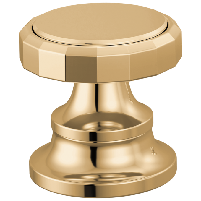 BRIZO Beauclere Widespread Lavatory Wheel Handle Kit — Polished Gold
