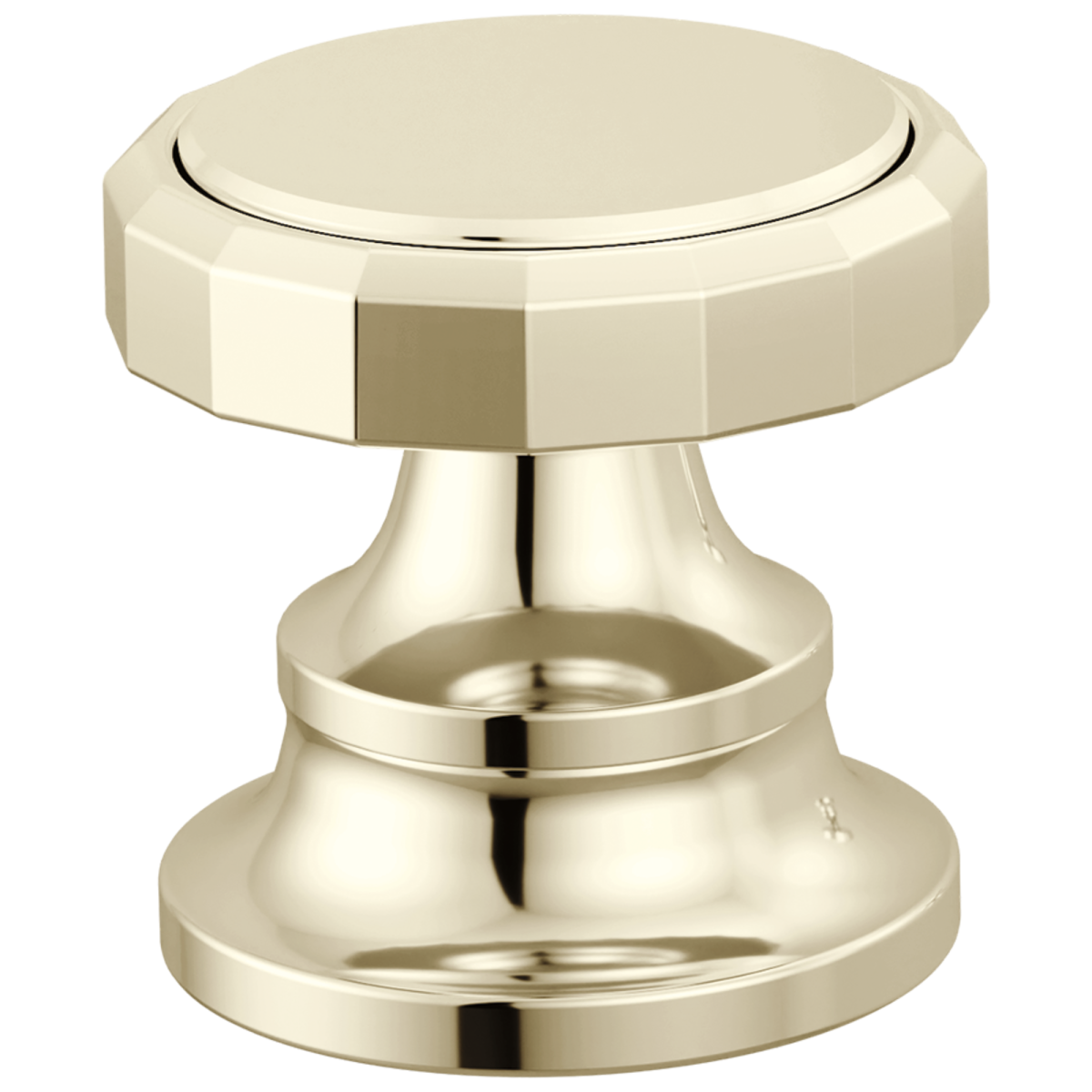 BRIZO Beauclere Widespread Lavatory Wheel Handle Kit — Polished Nickel