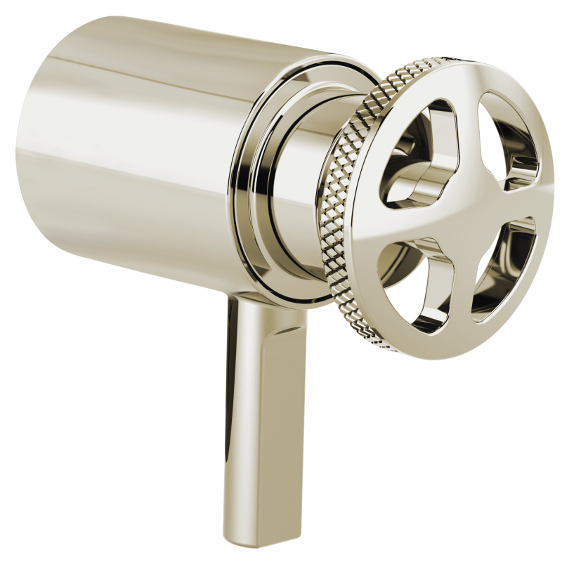 BRIZO Litze TempAssure Thermostatic Valve Trim Wheel Handle Kit — Polished Nickel
