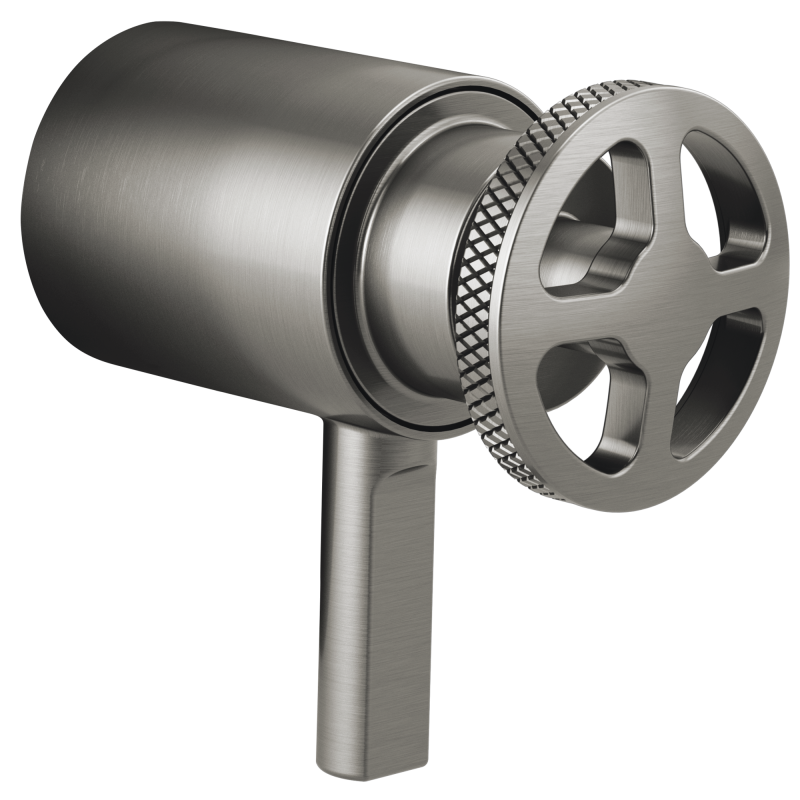 BRIZO Litze TempAssure Thermostatic Valve Trim Wheel Handle Kit — Luxe Steel