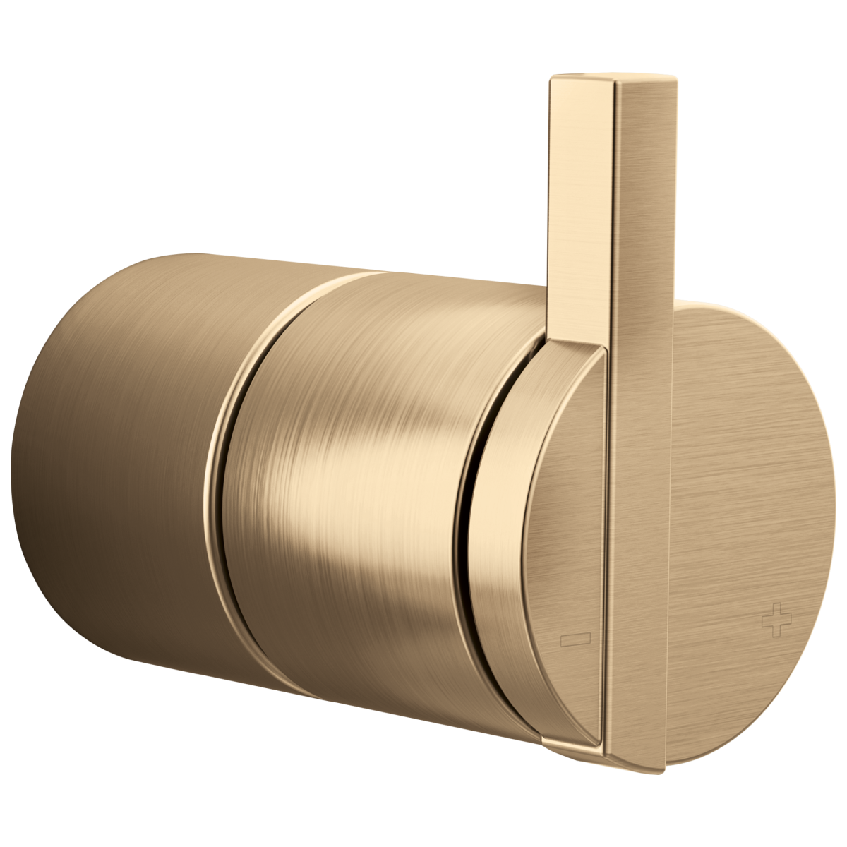 BRIZO Frank Lloyd Wright Pressure Balance Valve Lunar Handle Kit — Luxe Gold