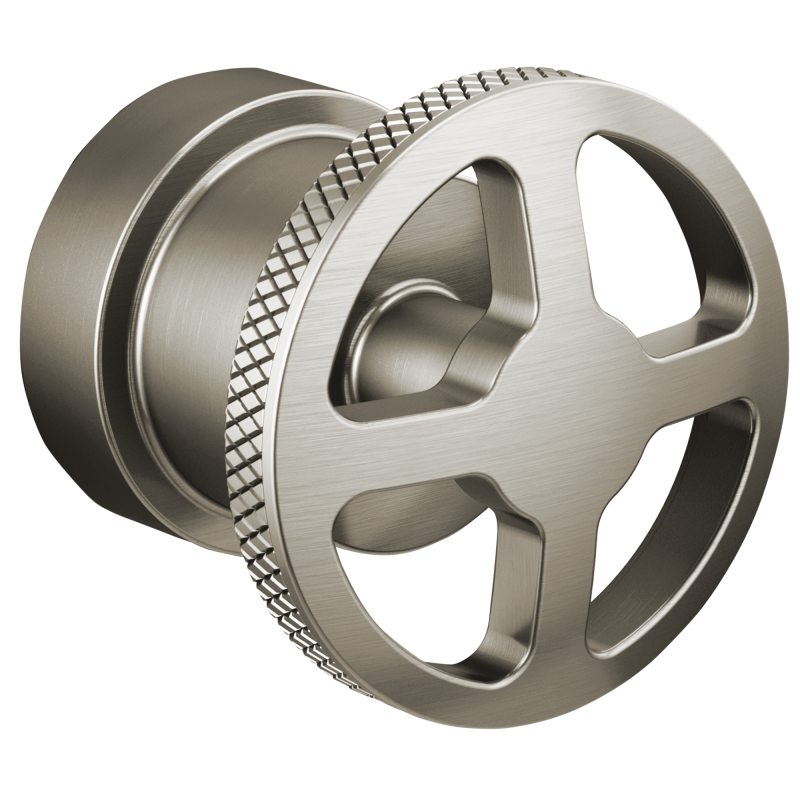 BRIZO Litze Pressure Balance Valve Only Trim Wheel Handle Kit — Luxe Nickel