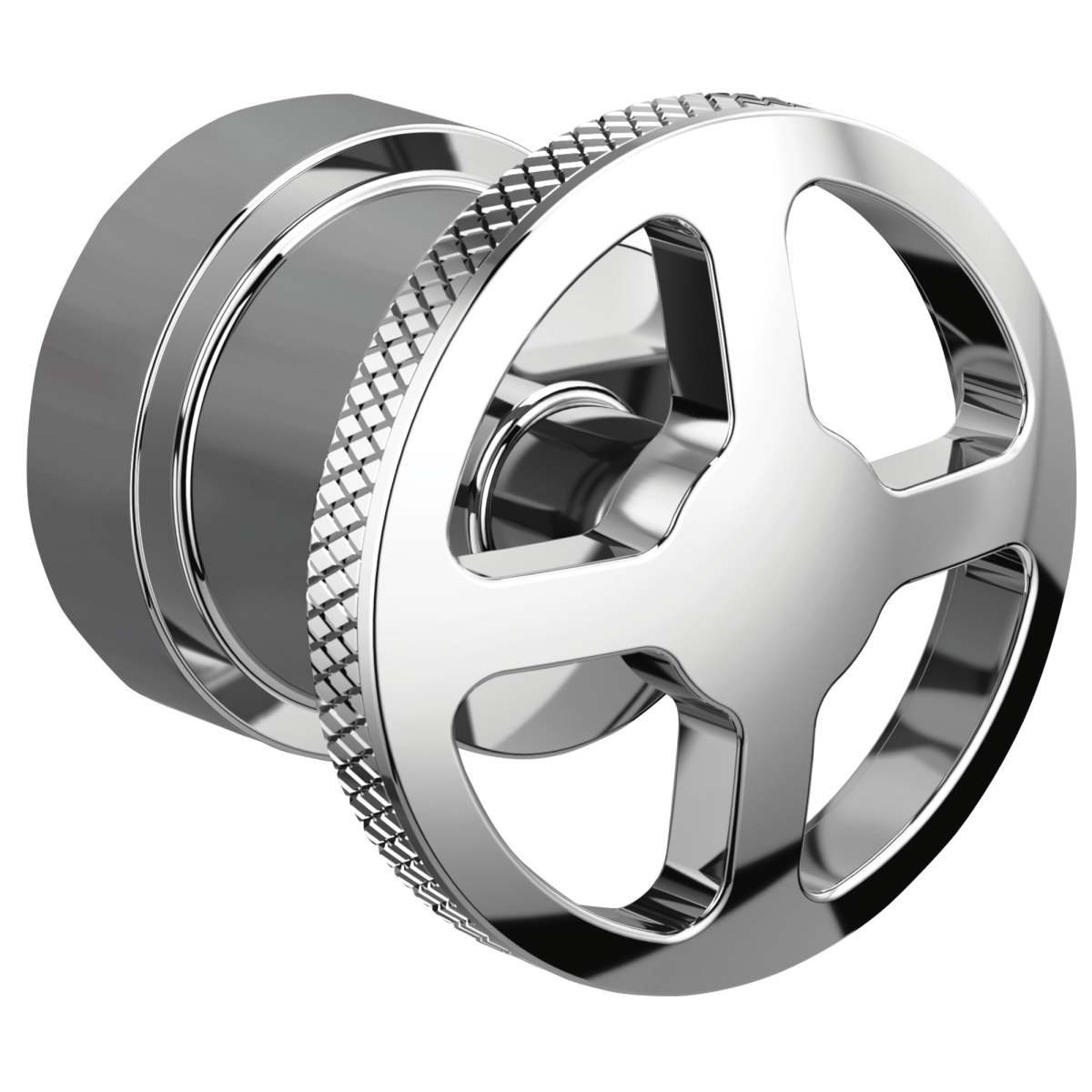 BRIZO Litze Pressure Balance Valve Only Trim Wheel Handle Kit — Chrome