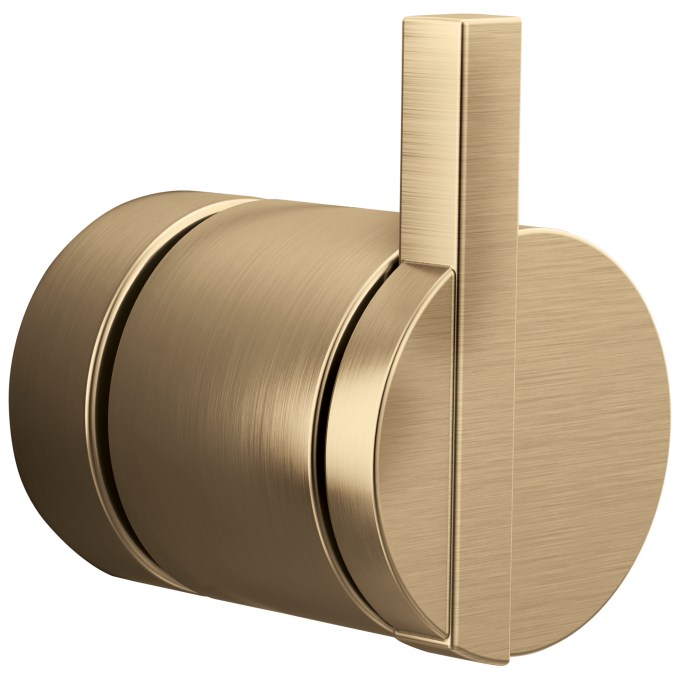 BRIZO Frank Lloyd Wright Sensori Thermostatic Valve Trim Gap Lever Handle Kit — Luxe Gold