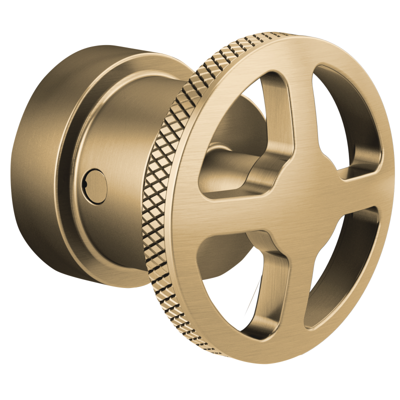 BRIZO Litze Sensori Thermostatic Valve Trim Wheel Handle Kit — Luxe Gold