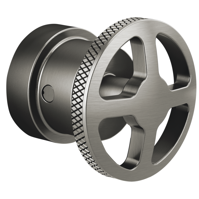 BRIZO Litze Sensori Thermostatic Valve Trim Wheel Handle Kit — Luxe Steel