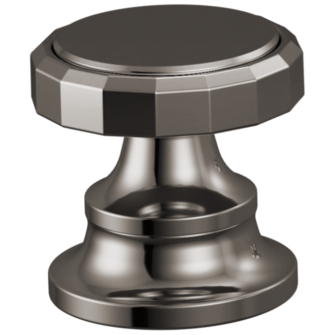 BRIZO Beauclere Roman Tub Faucet Wheel Handle Kit — Brilliance Black Onyx