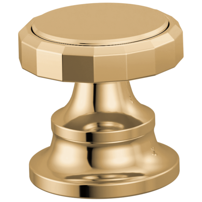 BRIZO Beauclere Roman Tub Faucet Wheel Handle Kit — Polished Gold