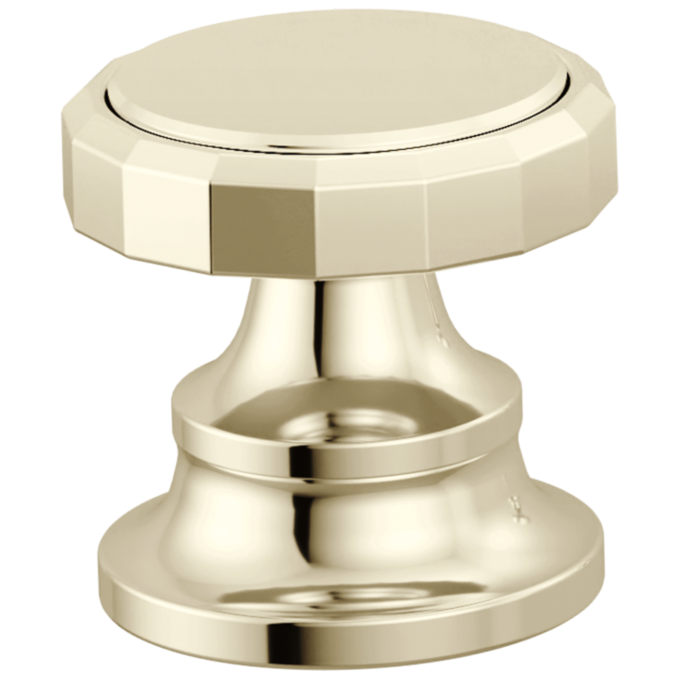 BRIZO Beauclere Roman Tub Faucet Wheel Handle Kit — Polished Nickel