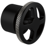 MATTE BLACK/LUXE STEEL