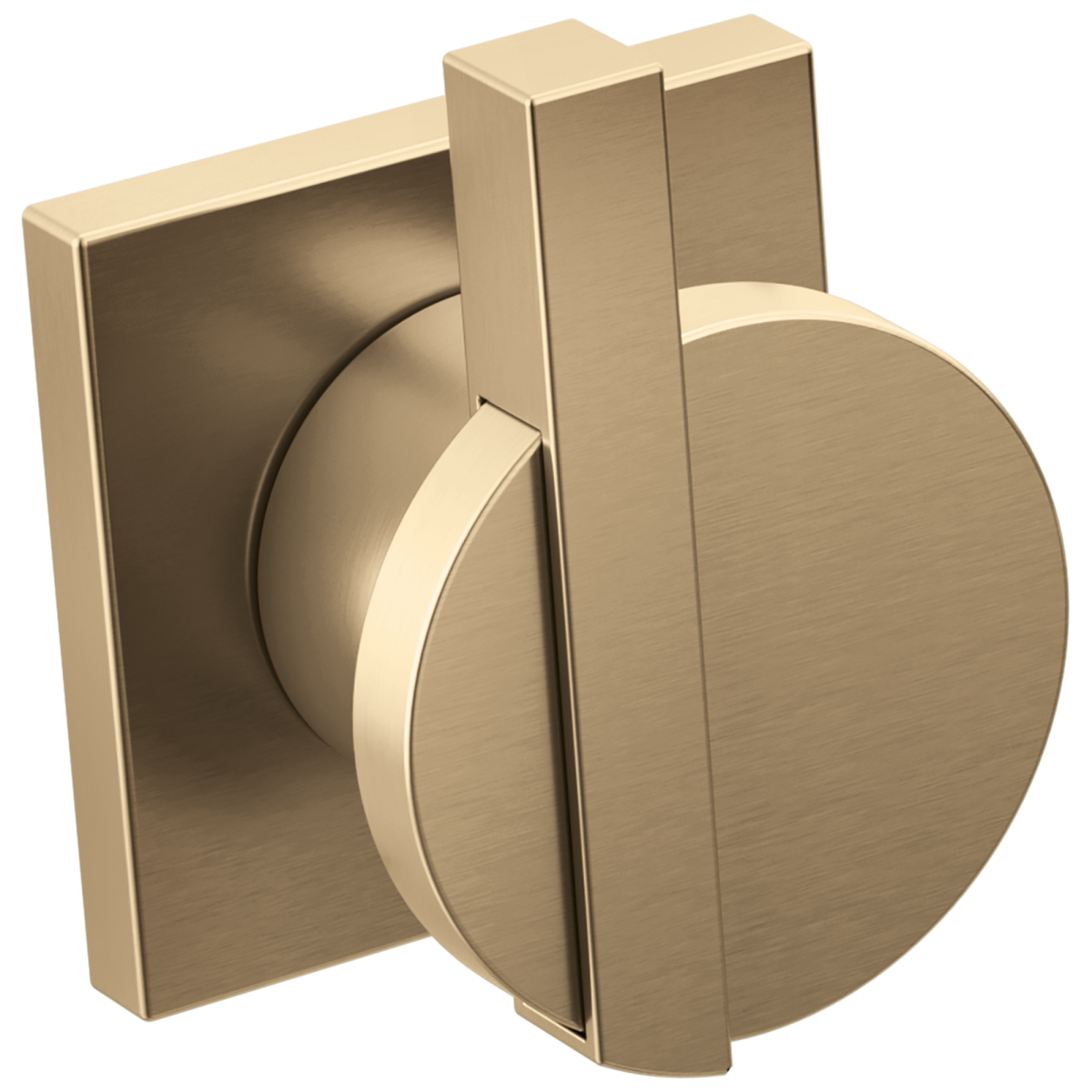 BRIZO Frank Lloyd Wright Two-Handle Wall Mount Tub Filler Lunar Handle Kit — Luxe Gold