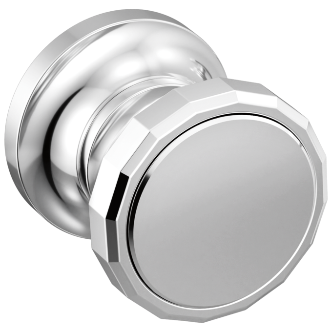 BRIZO Beauclere Two-Handle Wall Mount Tub Filler Wheel Handle Kit — Chrome