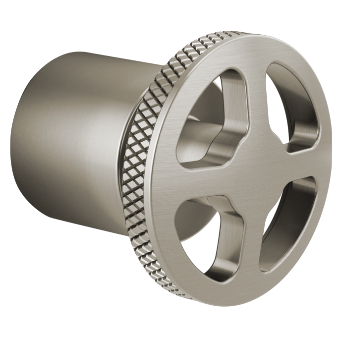 BRIZO Litze 3 And 6 Setting Diverter Trim Handle Kit - Wheel — Luxe Nickel