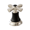 BRIZO Rook Widespread Lavatory and Bidet Cross Handle Kit — Luxe Nickel  /Matte Black