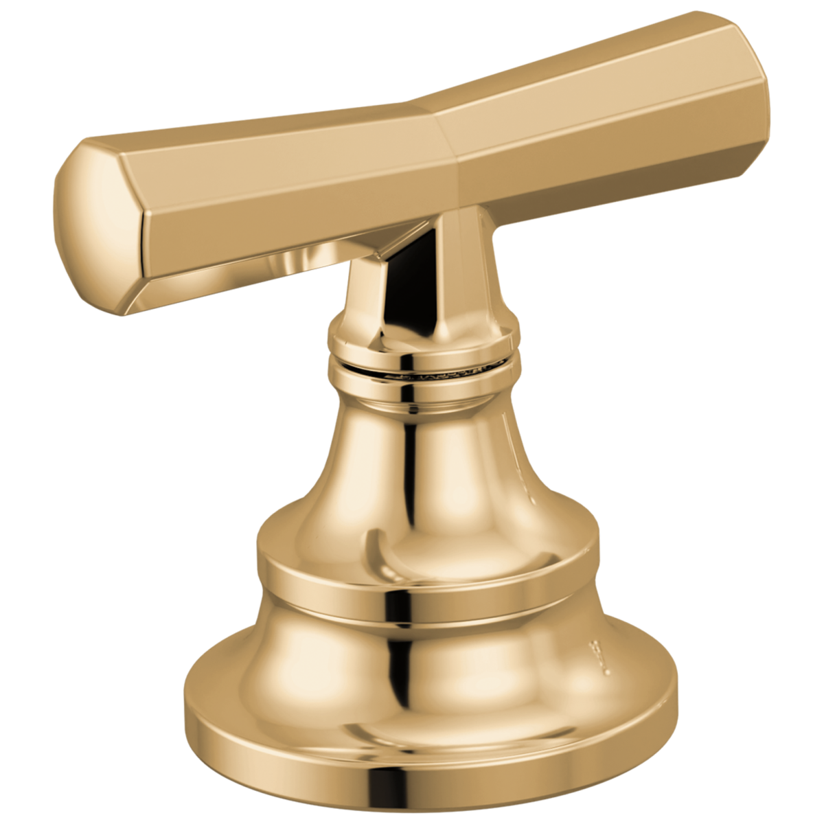 BRIZO Beauclere Widespread Lavatory Cross Handle Kit — Polished Gold