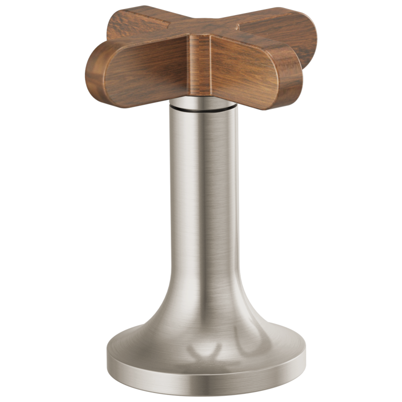 BRIZO Odin Widespread Lavatory High Cross Handles — Brushed Nickel