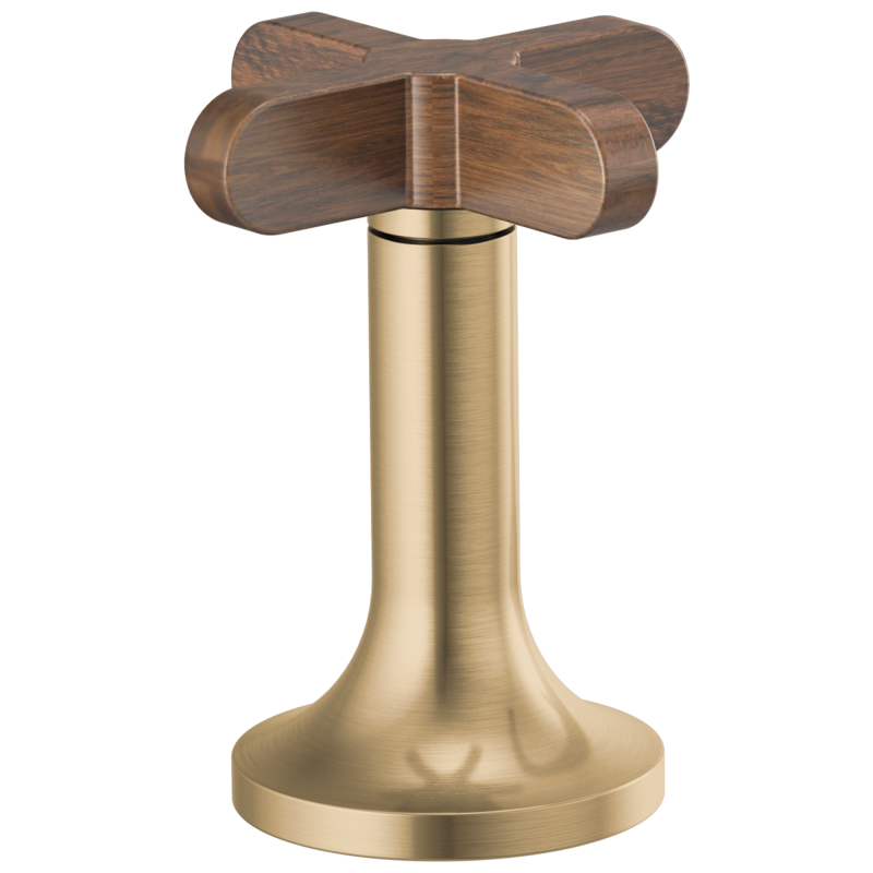 BRIZO Odin Widespread Lavatory High Cross Handles — Luxe Gold