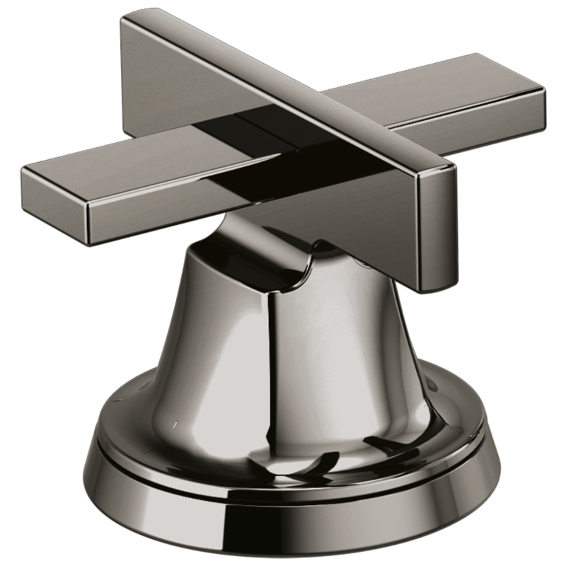 BRIZO Levoir Widespread Lavatory Low Cross Handle Kit — Brilliance Black Onyx