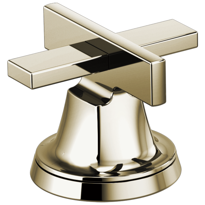 BRIZO Levoir Widespread Lavatory Low Cross Handle Kit — Polished Nickel