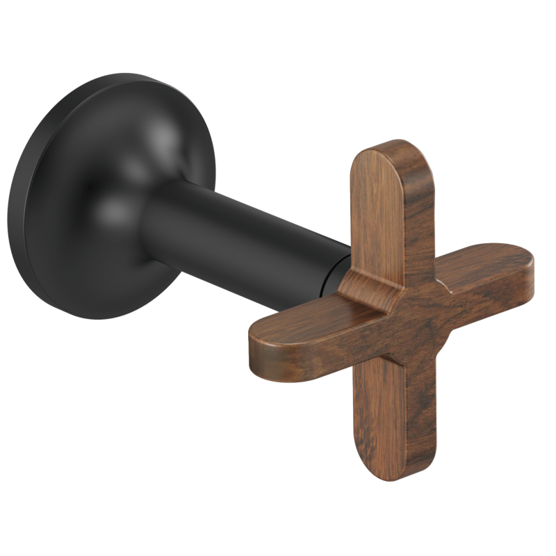 BRIZO Jason Wu for BRIZO Wall Mount Lavatory Cross Handles — Matte Black