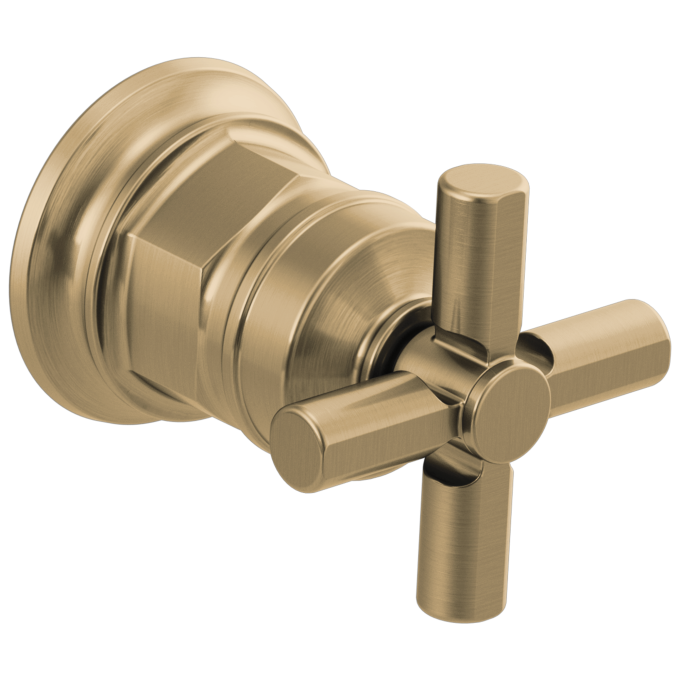 BRIZO Invari Wall Mount Lavatory Cross Handle Kit — Luxe Gold