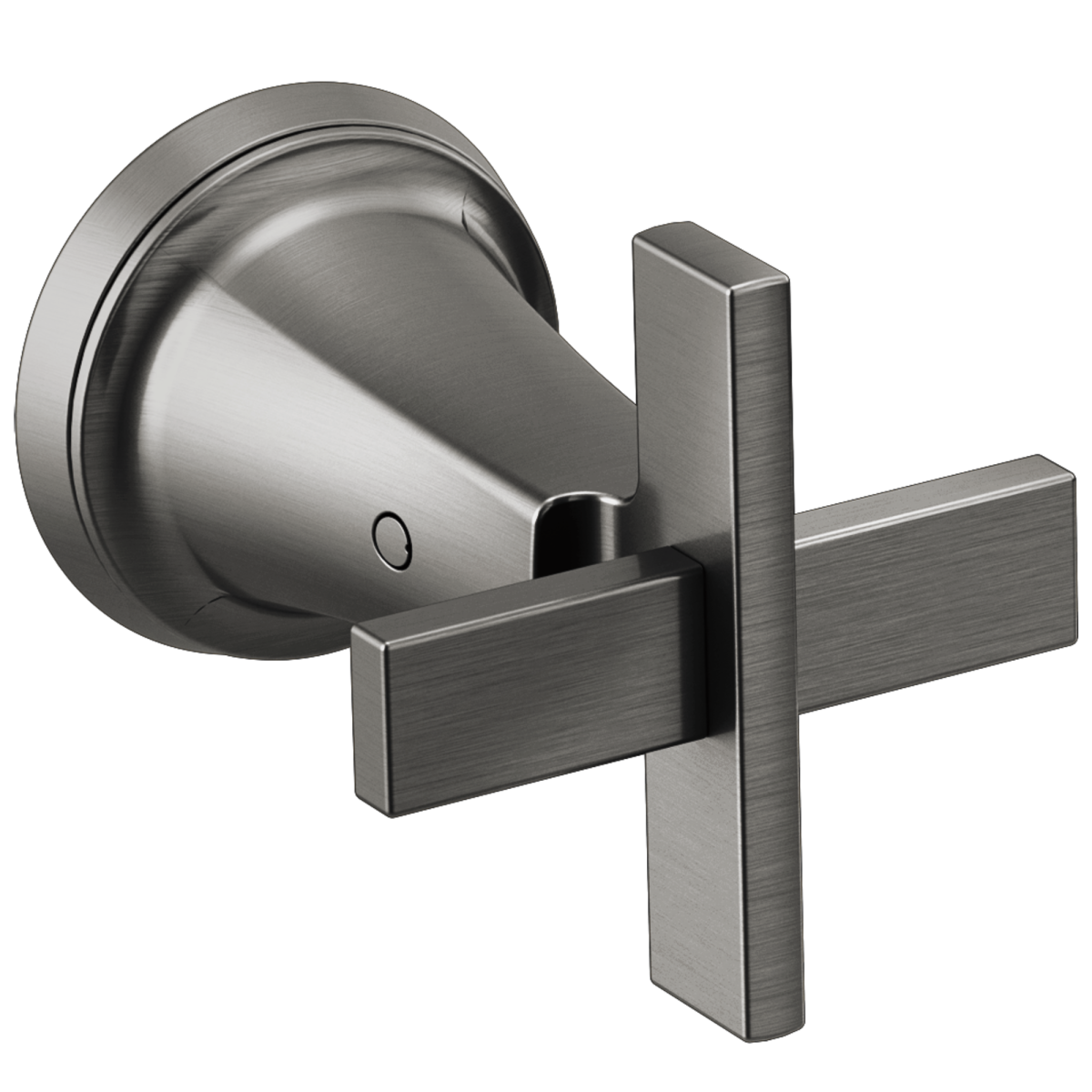BRIZO Levoir Wall Mount Lavatory Cross Handle Kit — Luxe Steel