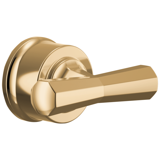 BRIZO Beauclere Pressure Balance Valve Trim Cross Handle Kit — Polished Gold