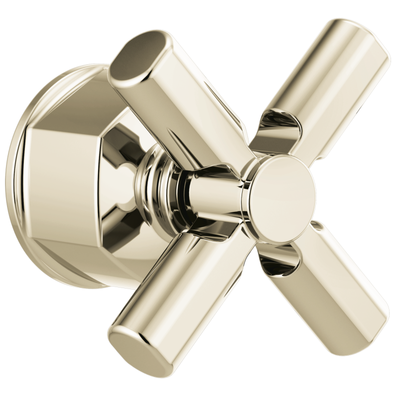 BRIZO Invari Pressure Balance Valve Trim Cross Handle Kit — Polished Nickel