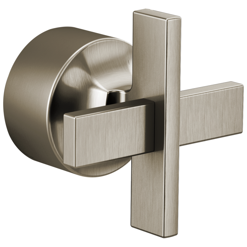 BRIZO Levoir Pressure Balance Valve Trim Cross Handle Kit — Luxe Nickel