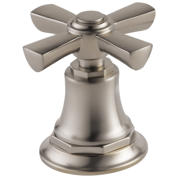 BRIZO Rook Roman Tub Faucet Cross Handle Kit — Luxe Nickel