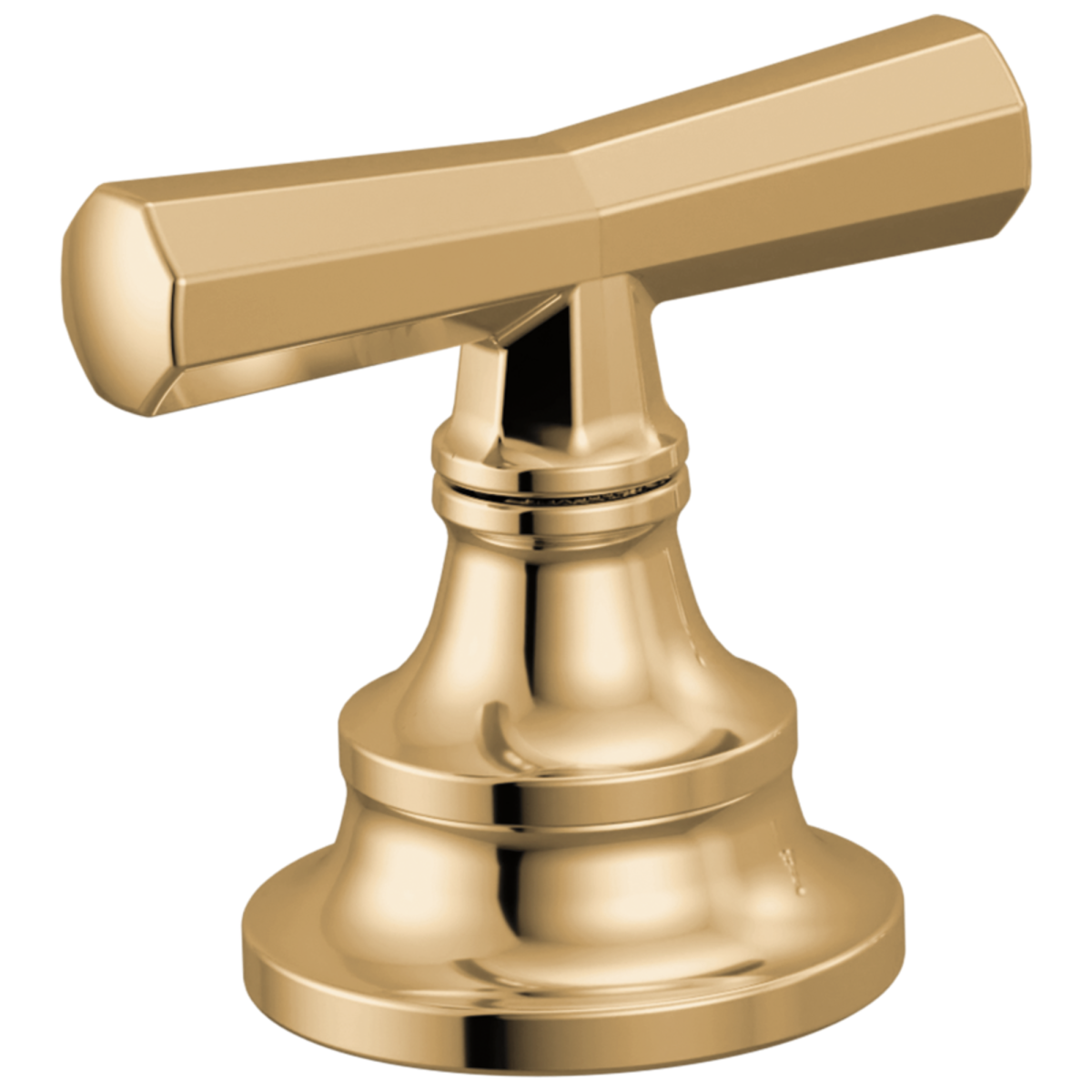 BRIZO Beauclere Roman Tub Faucet Cross Handle Kit — Polished Gold