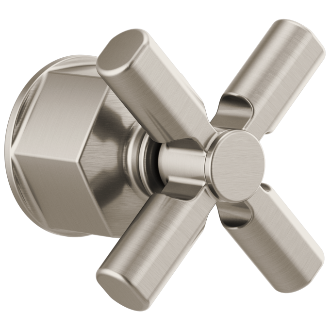 BRIZO Invari Sensori Thermostatic Valve Trim Cross Handle Kit — Luxe Nickel