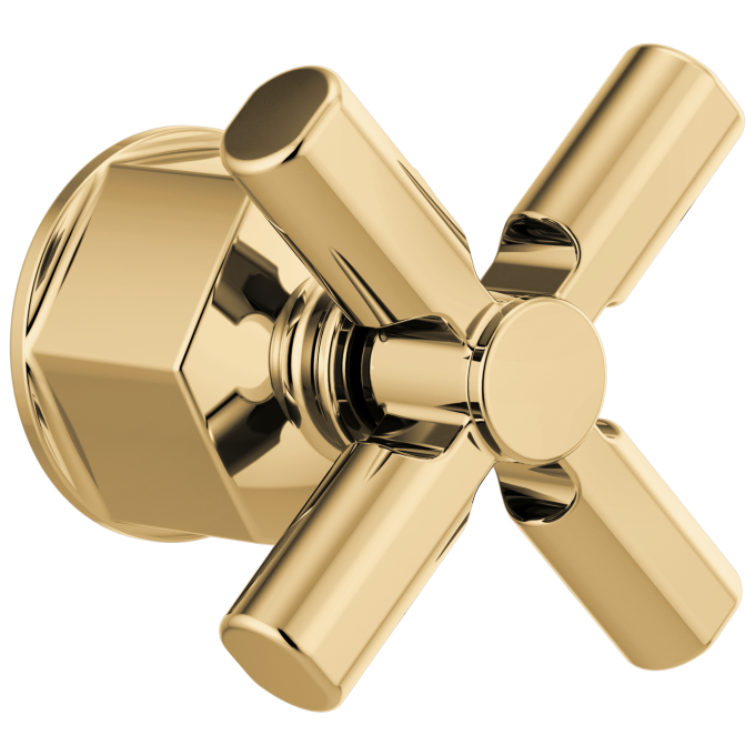 BRIZO Invari Sensori Thermostatic Valve Trim Cross Handle Kit — Polished Gold