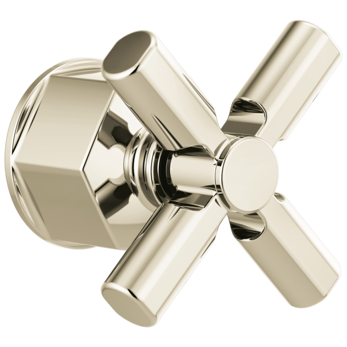 BRIZO Invari Sensori Thermostatic Valve Trim Cross Handle Kit — Polished Nickel