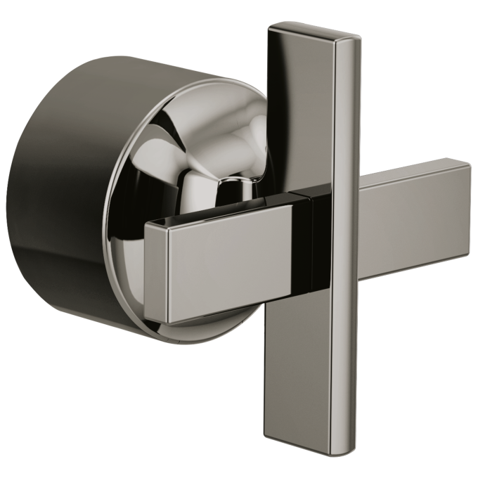 BRIZO Levoir Sensori Thermostatic Valve Trim Cross Handle Kit — Brilliance Black Onyx