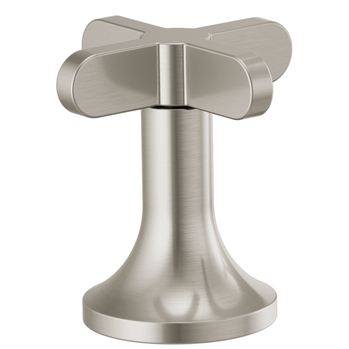 BRIZO Odin Roman Tub Cross Handles — Brushed Nickel