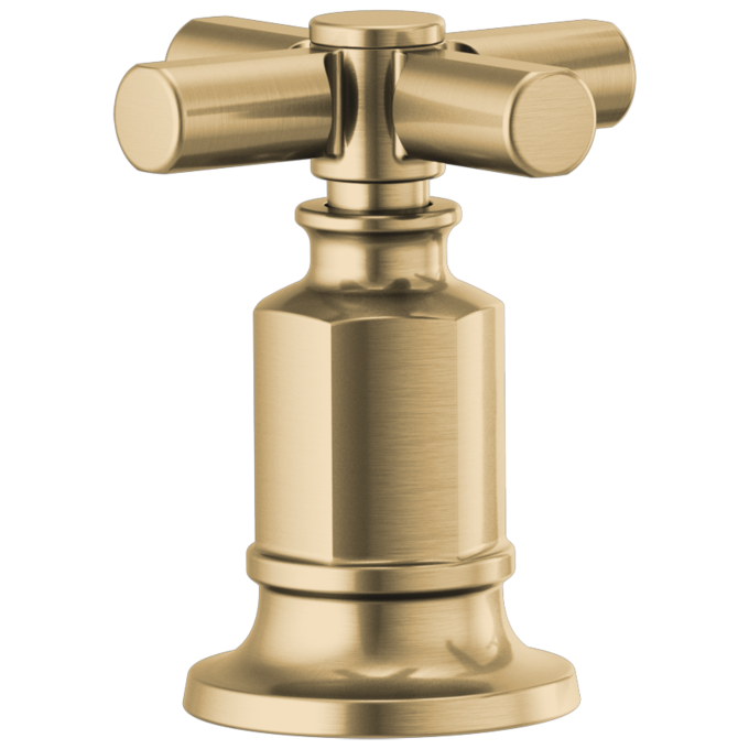 BRIZO Invari Roman Tub Faucet Cross Handle Kit — Luxe Gold