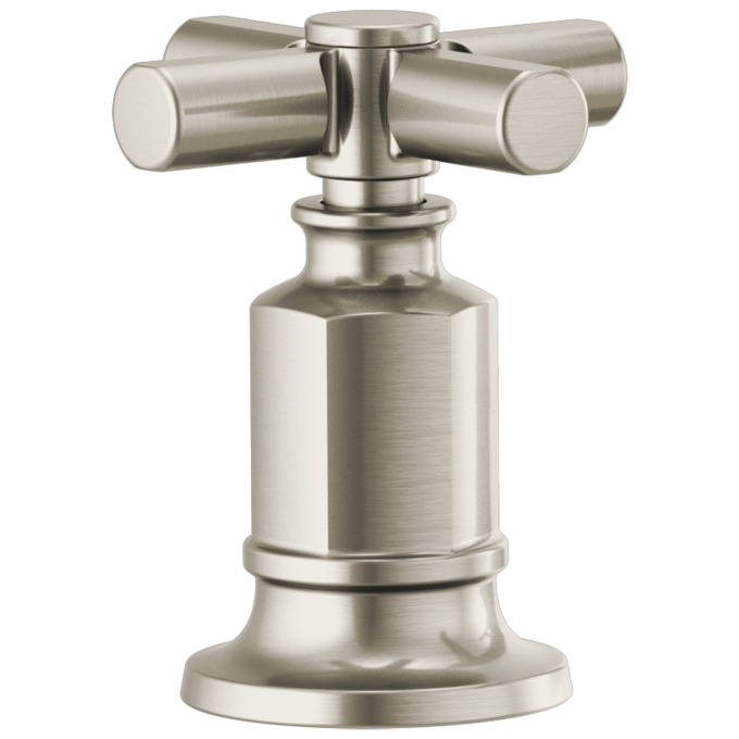 BRIZO Invari Roman Tub Faucet Cross Handle Kit — Luxe Nickel