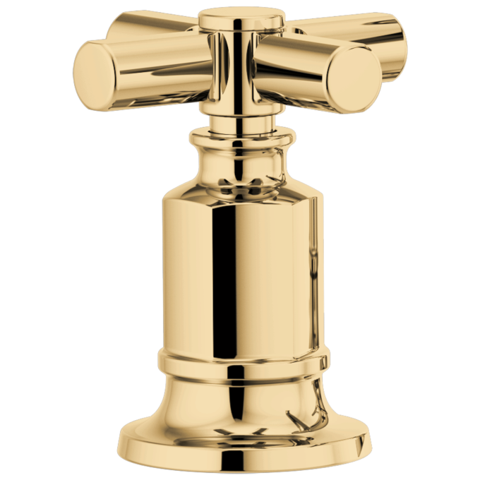 BRIZO Invari Roman Tub Faucet Cross Handle Kit — Polished Gold